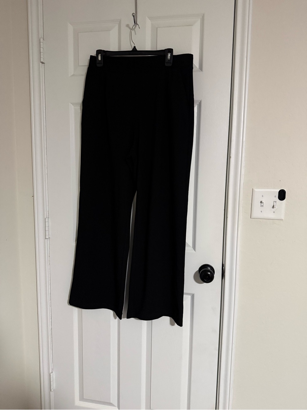 HALARA Black Wide-Leg Lounge Pants